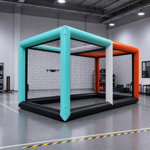 Tente gonflable pour drone, arène <span class=keywords><strong>de</strong></span> football pour drone en PVC étanche à l'air, <span class=keywords><strong>cage</strong></span> d'entraînement <span class=keywords><strong>portable</strong></span> pour drone pour événements - Product Image 4