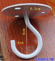 4 Pièces Heavy Duty Iron Metal Wall Mount Pendant Ceiling Hanging Lantern Plant Bracket Hangers Hooks
