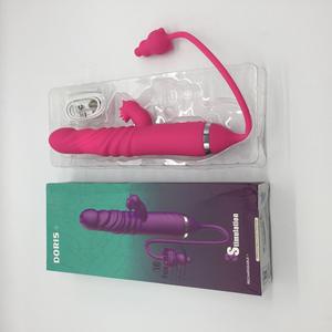 Вибратор-телескоп Two Cats, женский мастурбатор, имитация лизания языком, массажер, секс-игрушка, 283 г, в розничной упаковке - Product Image 6