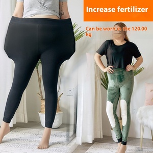 Autunno inverno 100kg extralarge pantaloni termici dimagranti per donne <span class=keywords><strong>taglie</strong></span> <span class=keywords><strong>forti</strong></span> Leggings spessi foderati in pile - Product Image 5