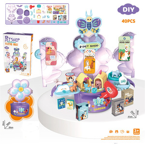 ชุดของเล่นทำอาหาร HYUE DIY สำหรับเด็กก่อนวัยเรียน ชุดเครื่องครัว ของเล่นเสริมสร้างจินตนาการ เกมทำอาหาร ชุดแต่งตัว ชุดแต่งหน้า ของเล่นเสริมจินตนาการสำหรับเด็กเล็ก - Product Image 2