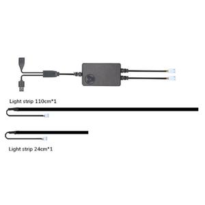 ไฟ LED ภายในรถยนต์สำหรับ Tesla รุ่น3 Y ไฟควบคุมบรรยากาศแบบแอปไฟ2แถบไฟปรับแต่งได้ไฟภายในรถ - Product Image 1