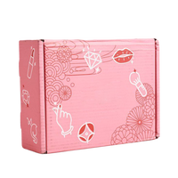 Boîte d'expédition en carton ondulé de luxe personnalisée OEM, imprimée, en papier kraft couché, pour cosmétiques