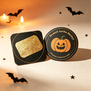Tarjetas de Desafío de Halloween Personalizadas para Escape Room Casa Embrujada con Tu Logotipo Temático, Impresión Digital Mate Laminada e Impermeable - Product Image 4