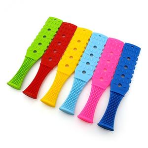 Meridian Pat <span class=keywords><strong>Massage</strong></span> Hammer und Long Knock Back Plank Gummi Health Stick <span class=keywords><strong>Massage</strong></span> gerät Beat Board Körperpflege zubehör Silikon - Product Image 3