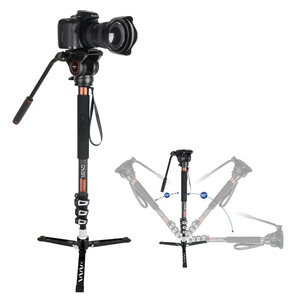 Monopié Cayer CF34DVH4 al Mejor Precio, Monopié Móvil para Video con Patas Telescópicas, Trípode Flexible de Fibra de Carbono para Cámara de Video - Product Image 2
