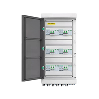 Boîtier de Combinaison Photovoltaïque Solaire DC 500V 6 Entrées 6 Sorties avec Protection Foudre, Fusible, MCB, SPD, Boîtier Étanche IP65, 36 Voies