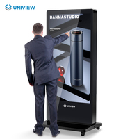 Ecran Flexible de publicité en 3d, équipement vidéo, affichage et exposition numérique lcd, déverrouillage du lecteur