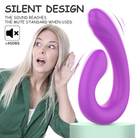 Vibrateur double clitoridien en forme de U sans fil, puissant, jouet sexuel pour couples et femmes, produit pour adultes