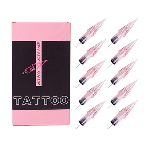 Cartuchos Universales Estándar con Membrana Rosa para Tatuar Agujas para Tatuaje para Cejas Ombré, Trazado de Pelo y Micropigmentación del Cuero Cabelludo - Product Image 1