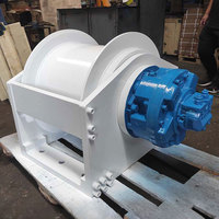 Treuil hydraulique de 1 tonne, 2 tonnes, 3 tonnes, utilisé pour le parasail, le tracteur, la grue, le palan, le forage, les voitures tout-terrain, la marine, les bateaux