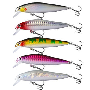 9cm 10g 5 pièces/boîte méné dur leurre de pêche ensemble 5 couleurs bionique Mino dur appâts de pêche ensemble en gros leurres de pêche ensemble - Product Image 4