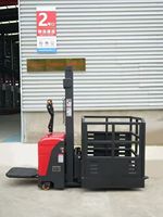 Chariot élévateur à batterie lithium 1600 kg (1,6 tonne) avec fonction marche debout, transpalette électrique avec certification CE ISO