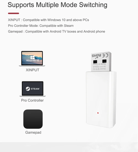 Adaptateur de contrôleur sans fil <span class=keywords><strong>MOBAPAD</strong></span> D1 pour M6 HD Black Myth : Wukong sur PC, récepteur USB Nintend Switch Pro pour PC,Android,Steam - Product Image 4