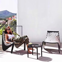 Ensemble de meubles de jardin en rotin moderne Dewellliving - Canapé élégant pour cour, villa, piscine, modèle DW-ZY13437