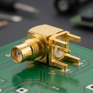 SMC Male Right Angle PCB Mount Connector - Product Image 3