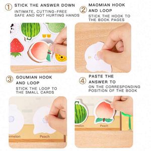 Ideal Kids <b>Gift</b> Childhood Development Animals Cognition Autism Learning Preschool Quiet Book for Toddlers 3-6 - Product Image 3