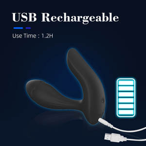 실리콘 전립선 마사지기 | 회음부 자극 기능의 남성용 강력 진동 애널 플러그 | OEM/ODM 공장 - Product Image 5