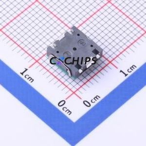 GT-TC131B-H0395-L5 Tactile Switch SMD Switch Single Pole Single Throw Round Button 7N Vertical Mount - Product Image 2