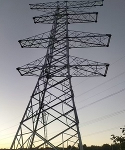 Torre de acero galvanizado de <span class=keywords><strong>alta</strong></span> tensión 400kv Línea de Transmisión Eléctrica - Product Image 1