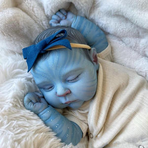 Cokela - Muñeca Reborn Realista de 50 cm, Tono de Piel <span class=keywords><strong>Avatar</strong></span>, Muñeca Coleccionable de Vinilo, Envío Directo - Product Image 5