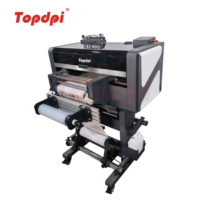 Topdpi 330Mm A3 Ukuran UV DTF Printer dengan 2 Buah EPS XP600 Printhead