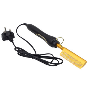 หวีไฟฟ้าทองแดงสำหรับดัดผมและยืดผม ใช้ได้ทั้งผมเปียกและผมแห้ง สำหรับจัดแต่งทรงผมที่บ้าน - Product Image 5