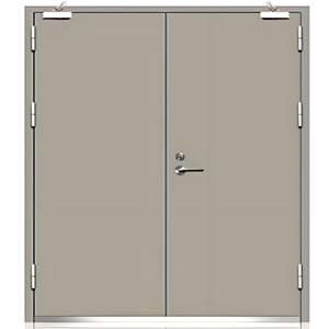 <span class=keywords><strong>WH</strong></span> Certifié approuver Hôtel Commercial Portes coupe-feu en acier métal creux 2 heures cote de feu Design moderne porte coupe-feu - Product Image 4