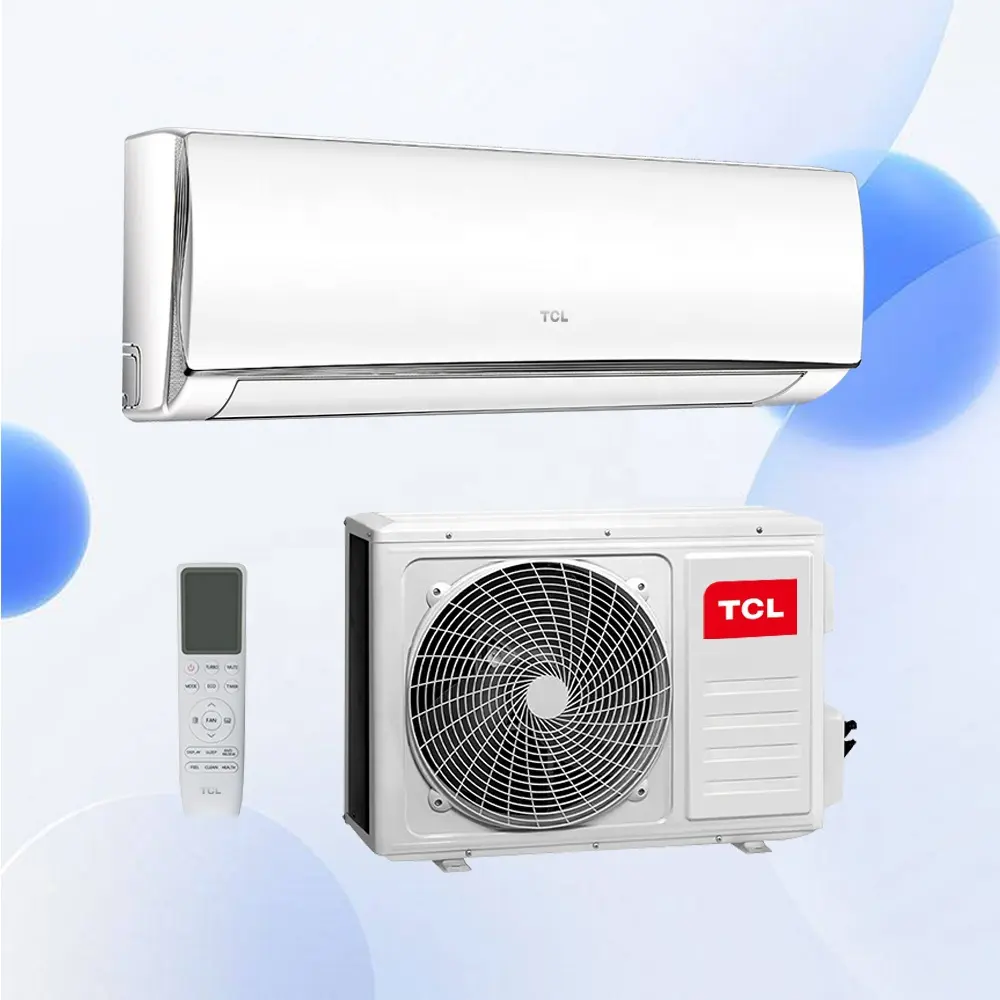 TCL Climatiseur 9000btu 1hp R410a R32 mural AC unité divisée onduleur refroidissement uniquement Wifi Samrt climatisation