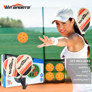 Raquetas de Pickleball de Alta Calidad, Multicolores y Modernas para Niños, con Bolsa de Malla/Caja de Exhibición, Materiales de Madera Contrachapada/Fibra de Vidrio/Carbono - Product Image 5