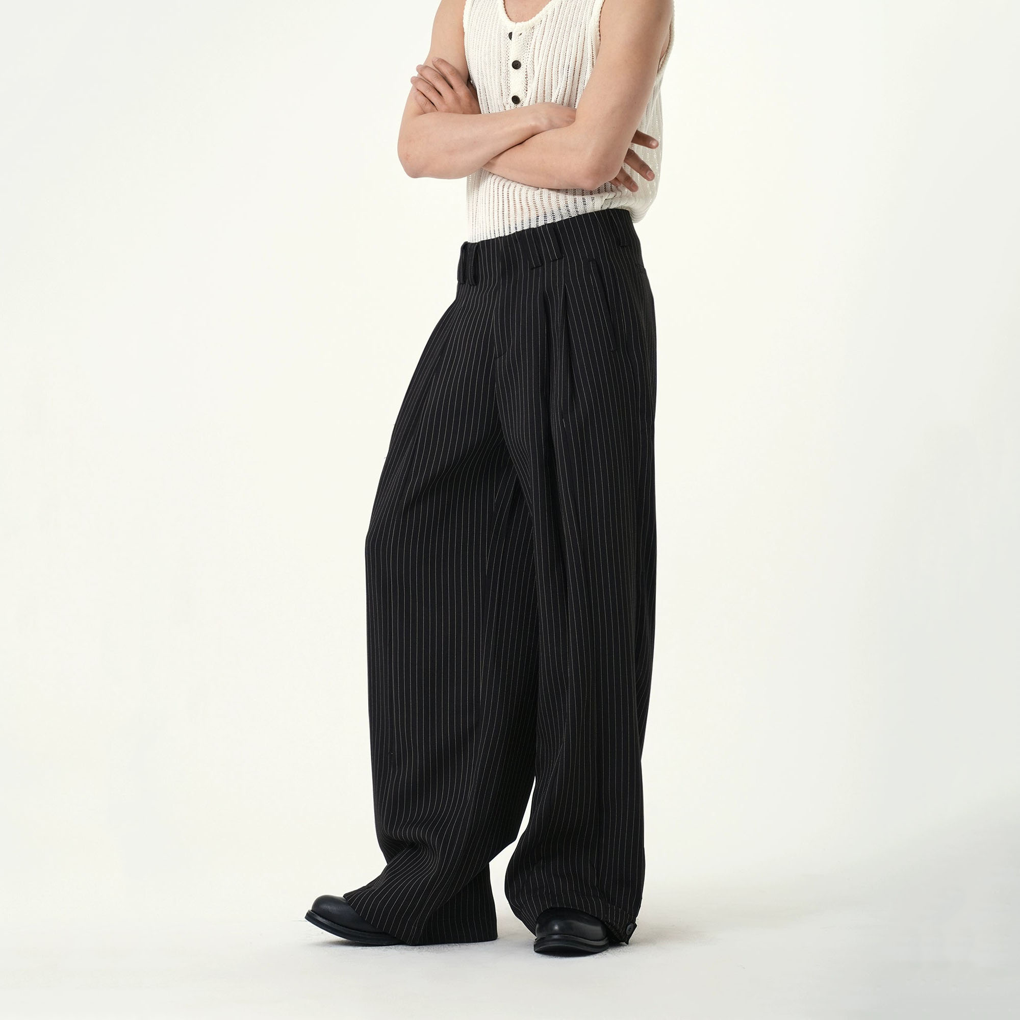 Hot Sale Men's Cotton Blend Baggy Pants High Quality Vintage