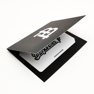Tarjeta de <span class=keywords><strong>Certificado</strong></span> de Autenticidad de Plástico CR80 Personalizada con Porta Tarjetas de Papel - Product Image 3