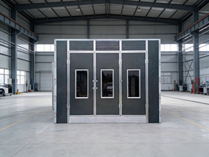 Cabina <span class=keywords><strong>de</strong></span> Pintura Automotriz <span class=keywords><strong>de</strong></span> Alta Temperatura con Quemador Diésel, Iluminación LED, Ventilador Centrífugo, 80°C <span class=keywords><strong>de</strong></span> Temperatura <span class=keywords><strong>de</strong></span> Horneado, Certificación CE - Product Image 1