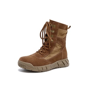 Bottines en daim pour femmes SF49 713, marron beige, à lacets, imperméables, style randonnée en plein air, automne, décontractées, confortables, tendance - Product Image 2