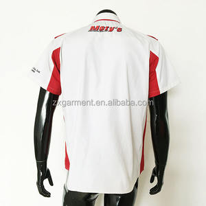 アウトドアワークウェア服プラスサイズメンズ半袖コットンシャツカスタムロゴメカニックエンジニアワークシャツ - Product Image 3