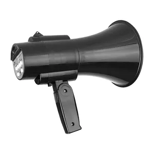 Kullanışlı megafon hoparlör kablosuz 5W Usb plastik Siren Mini trompet megafon