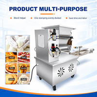 Machine automatique motorisée à haute efficacité pour diviser et arrondir la pâte, en acier inoxydable, pour pizza, pain, biscuits, beignets, pains à burger