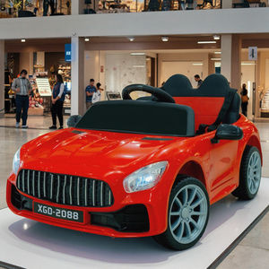 سيارة كبيرة إلكترونية للأطفال للركوب عليها، آمنة وفاخرة بأربع عجلات، بلاستيكية مع تحكم عن بعد للأطفال من 2 إلى 4 سنوات، قابلة لإعادة الشحن ومعتمدة وفق معيار EN71 - Product Image 2