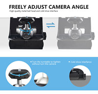 Support de caméra pour moniteur en plastique RAUBAY, pince de fixation pour webcam avec vis 1/4'' pour moniteurs à écran plat
