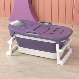 Grande <span class=keywords><strong>baignoire</strong></span> pliable moderne en plastique pour adultes, <span class=keywords><strong>baignoire</strong></span> autoportante pour <span class=keywords><strong>petite</strong></span> salle de bain - Product Image 4