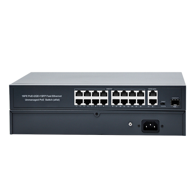 OEM/ODM 16Port POE Switch 330W IEEE 802.3 AF/AT Managed Cloud-Managed Switch for IP Camera CCTV