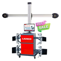 LAUNCH Outil de diagnostic d'alignement de roue 3D fixe X-831E pour la détection de l'empattement et de l'usure des pneus
