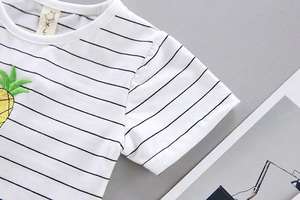 Ropa Infantil al por Mayor, Conjunto de Ropa de Verano Coreana para Niños, Conjuntos de 2 Piezas para Niños y Niñas - Product Image 5