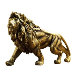 Bán Buôn Tùy Chỉnh Nhà Văn Phòng Máy Tính Để Bàn Động Vật Bức Tượng Bắc Âu Trang Trí Hiện Đại Nhựa Sư Tử Vua 3D Bức Tượng Nhỏ Điêu Khắc - Product Image 1