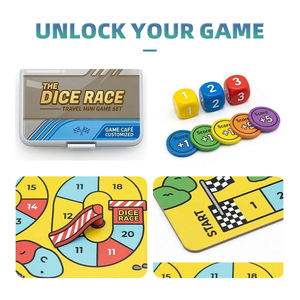 Jeux de société de voyage miniatures pliables pour couples, en papier noir gaufré certifié FSC, écologiques, pour stratégies en <span class=keywords><strong>couple</strong></span> - Product Image 3