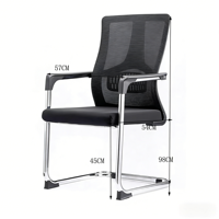 Chaise de bureau ergonomique en maille avec soutien lombaire réglable, pivotante et robuste pour le bureau à domicile - Certifiée BIFMA
