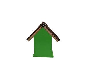 Bsci auedjardim decoração latido madeira pássaro selvagem casa para fora eco-amigável casa de pássaro de madeira para fora - Product Image 2