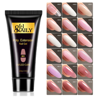 Fournisseur de Gel Poly Acryl Marque Privée Professionnelle 30 Couleurs Échantillons Gratuits Gel d'Extension UV Poly Nail