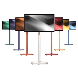 Movable Smart Display LCD Monitor Rechargeable LCD Smart TV Stand By Me Portable Touch Screen TV LCD Monitor