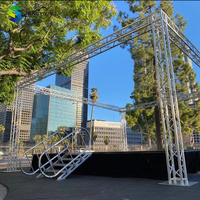 Équipement d'exposition Système d'affichage en treillis lourd en aluminium étanche Éclairage de scène Dj Truss Square Lighting Truss pour événement